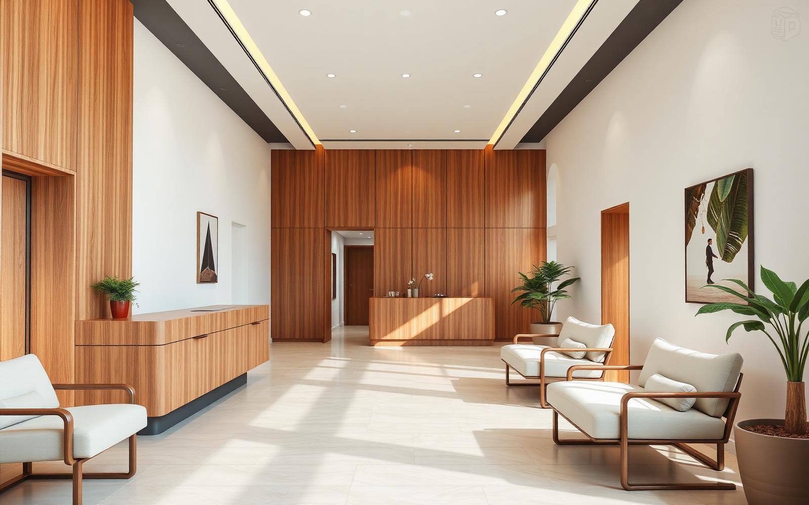 Placeholder photograph of a clinic reception area