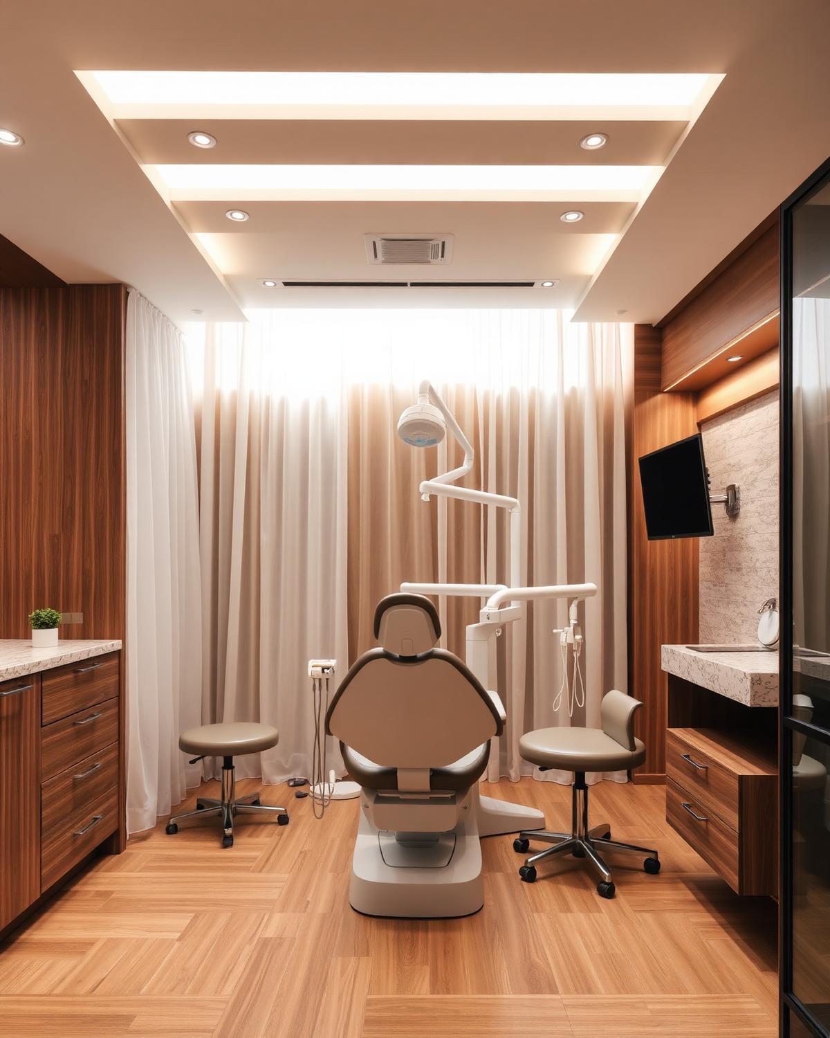 Placeholder photograph of a treatment room