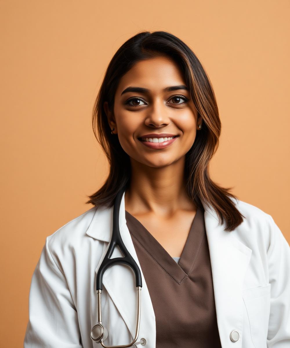 Placeholder portrait of a demo dental practitioner